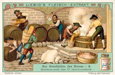 Brewery of the 17th Century (chromolitho) 作者 欧洲学校
