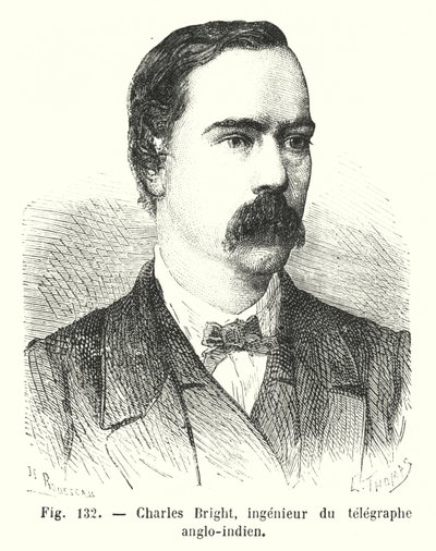 Charles Bright，工程师 du Telegraphe anglo-india（雕刻） 作者 欧洲学校