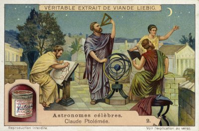 Claudius Ptolemy，希腊罗马天文学家，数学家和地理学家 作者 欧洲学校