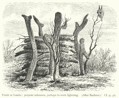 Fetish in Lunda (engraving) 作者 欧洲学校