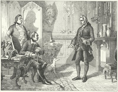 Frederick the Great of Prussia with the poet Christian Furchtegott Gellert 作者 欧洲学校
