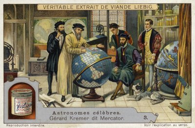 Gerardus Mercator，佛兰芒制图师和数学家 作者 欧洲学校