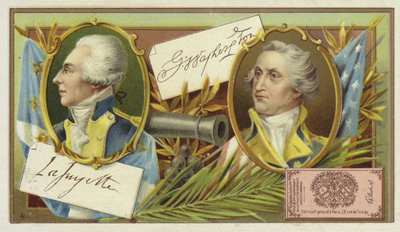 Gilbert du Motier，Marquis de Lafayette和Geoge Washington 作者 欧洲学校