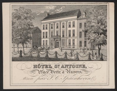 Hotel St Antoine，Anvers，安特卫普，JC Spaenhoven 作者 欧洲学校