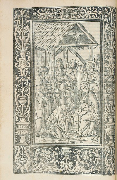 马库斯·维格里乌斯（Marcus Vigerius）（1446-1516）的插图来自基督教徒（Decachordum Christian），法诺 作者 欧洲学校