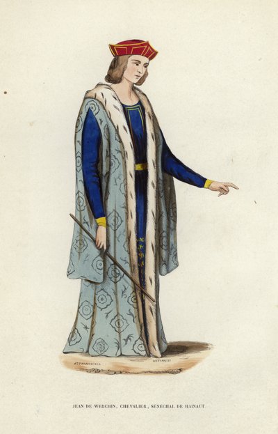 Henri IV, Raja Kastilia (ukiran berwarna) dagu 作者 欧洲学校