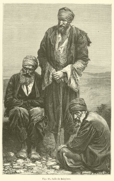 巴比伦的犹太人（版画） 作者 欧洲学校