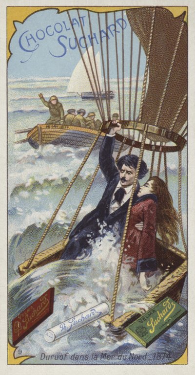 Jules Duruofs气球于1874年在北海降落 作者 欧洲学校
