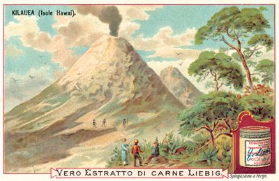 Kilauea, Hawaii (chromolitho) 作者 欧洲学校