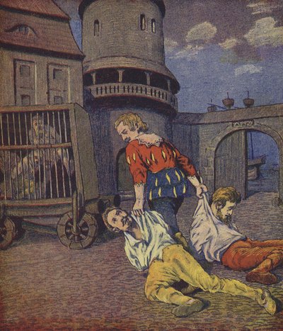 Klaus Störtebeker（彩色石版印刷） 作者 欧洲学校
