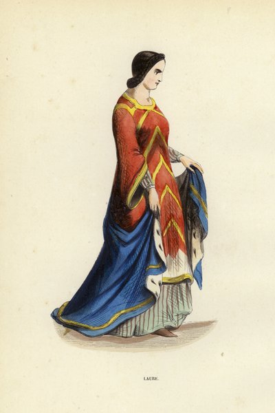 劳尔（彩色雕刻 作者 European School