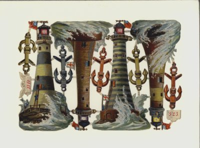 灯塔 (chromolitho) 作者 欧洲学校