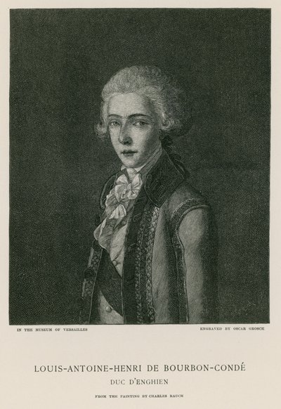 Bourbon-Conde的Louis Antoine Henry 作者 欧洲学校
