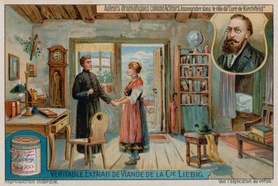 Kirchfeld牧师（基希菲尔德牧师）的Ludwig Anzengruber 作者 欧洲学校