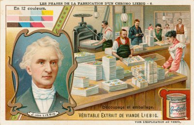 制作Liebig Chromolithograph 作者 欧洲学校
