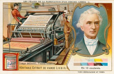 制作Liebig Chromolithograph 作者 欧洲学校