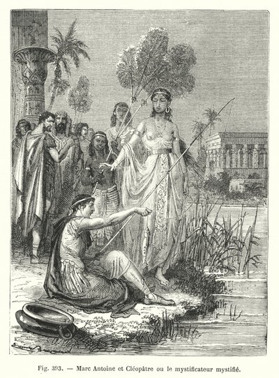 Marc Antoine et Cleopatre 或 mystifier 神秘化（雕刻） 作者 欧洲学校