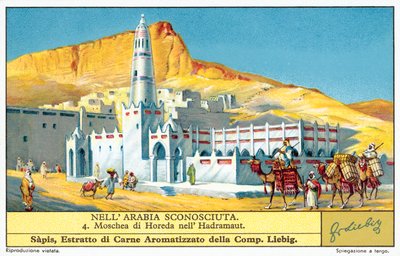 Hadhramaut 的 Horeda 清真寺（chromolitho） 作者 欧洲学校