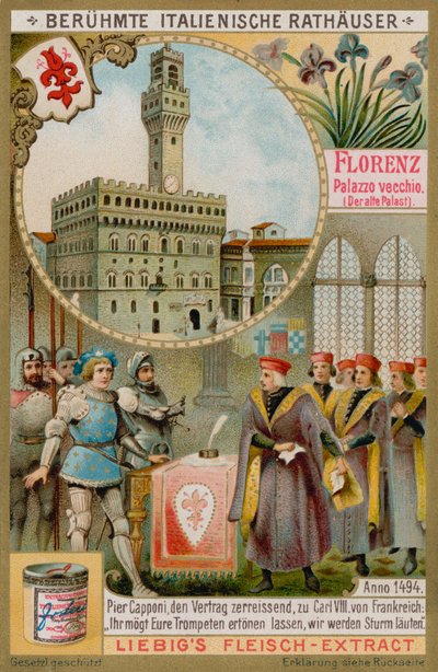 Palazzo Vecchio在佛罗伦萨 作者 欧洲学校