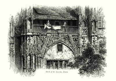 鲁昂圣劳伦斯门廊（雕刻） 作者 European School