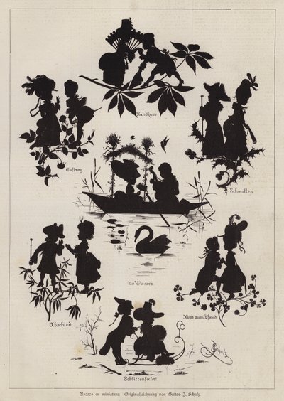 洛可可风格的缩影（雕版画 作者 欧洲学校