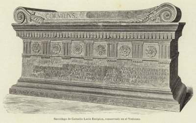 Sarcophagus de Cornelio Lucio Escipion，conservado en el Vaticano 作者 欧洲学校