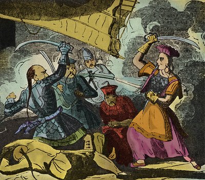 盛世(Shing Shi或Ching Shih)（死于1844年）。19世纪的中国女海盗。她指挥着一支真正的舰队，用它打败了海军上将吴朗。 作者 欧洲学校