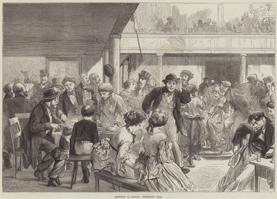柏林草图，工人舞会（版画） 作者 欧洲学校