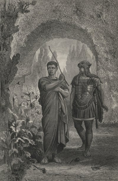 Tarquin The Superb And The Envoye De Sextus (雕刻) 作者 European School