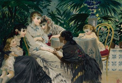 算命先生 (chromolitho) 作者 欧洲学校