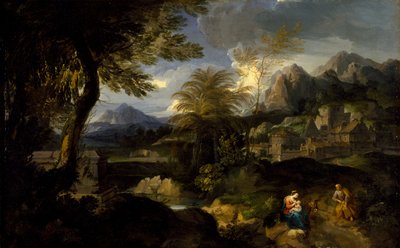 1670-1700飞往埃及的其余部分 作者 欧洲学校