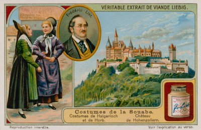 Halgerloch和Horb，Freidrich List和Hohenzollern Castle的服装 作者 欧洲学校