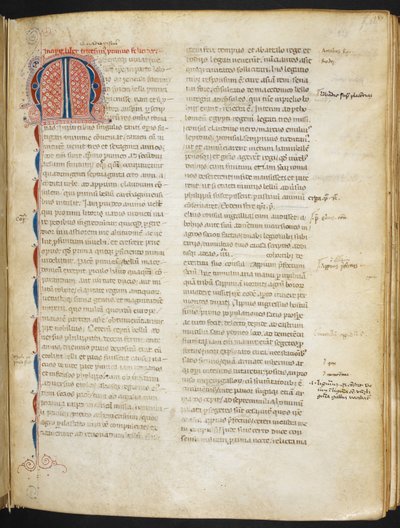 Titus Livius，《Ab Urbe condita》（"阿金尼抄本"），f.223r，约 1325-29（羊皮纸抄本） 作者 欧洲学校