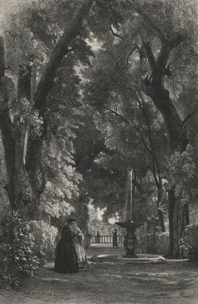 Villa Conti-Torlonia (engraving) 作者 欧洲学校