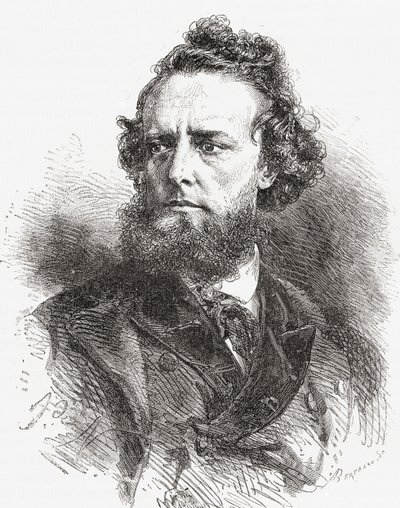 William Hepworth Dixon来自“手中的世界”，1878年出版 作者 欧洲学校