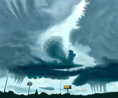 公路上的云彩 作者 埃文·斯克拉