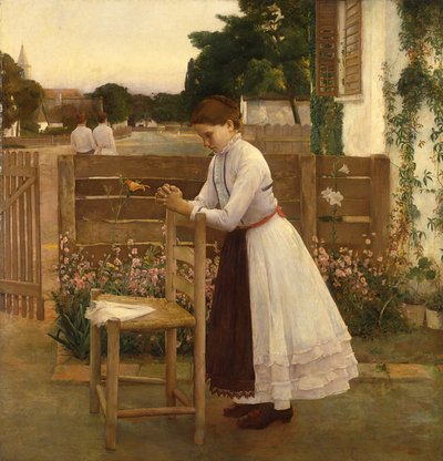 献身，1891年 作者 埃文尼·格伦沃尔德·贝拉