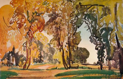 Betchworth Lane，1917年10月。 作者 伊芙琳·切斯顿