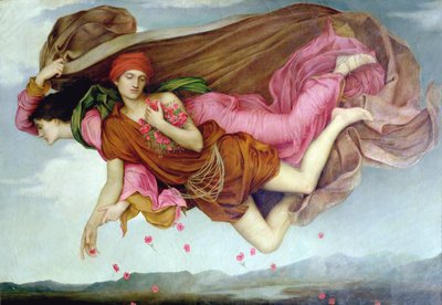 Nuit et sommeil - Night and Sleep，作者：De Morgan, Evelyn (1855-1919)。 布面油画 作者 伊夫林·德·摩根（Evelyn De Morgan）