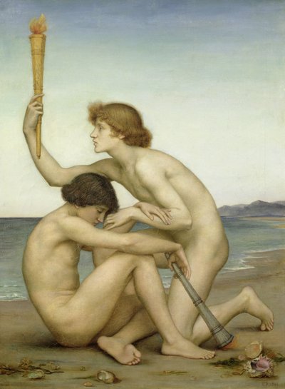 Phosphorus and Hesperus，1881 作者 伊夫林·德·摩根（Evelyn De Morgan）