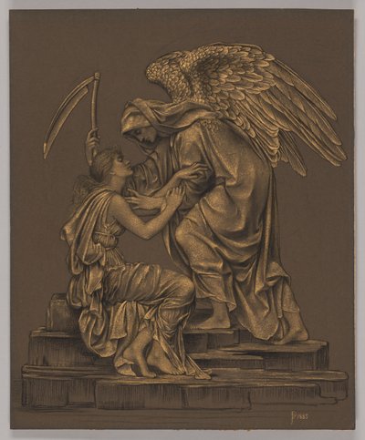 死亡天使 作者 伊夫林·德·摩根（Evelyn De Morgan）
