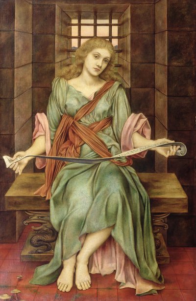 灵魂的监狱之家，1888年 作者 伊夫林·德·摩根（Evelyn De Morgan）