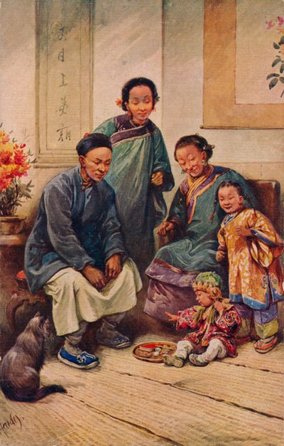 男婴生日，c1910 作者 伊芙琳·伊丽莎白·哈迪