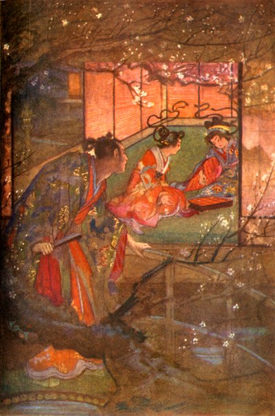 加藤小右卫门在他的幕府将军足利宫》，1912年。 作者 伊芙琳·保罗