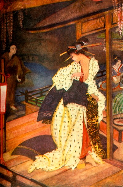 Kiyo和牧师》，1912年。 作者 伊芙琳·保罗