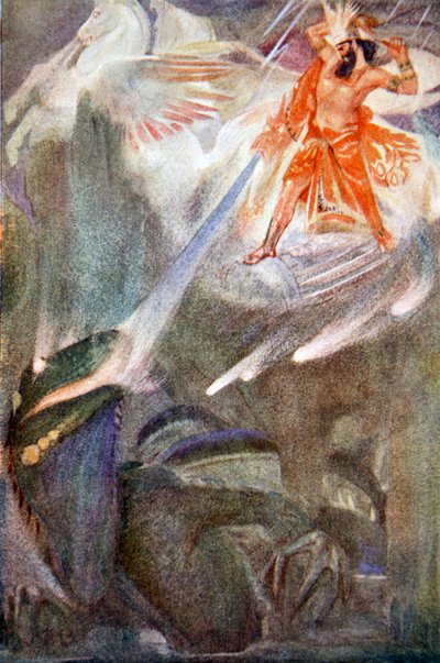 "他看了很有力量"，1916年。   作者 伊芙琳·保罗