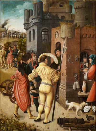 圣罗克的生活场景，1517年。 作者 埃弗拉尔·奥利
