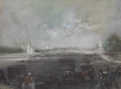 亚历山大桥，巴黎 作者 Everett Shinn