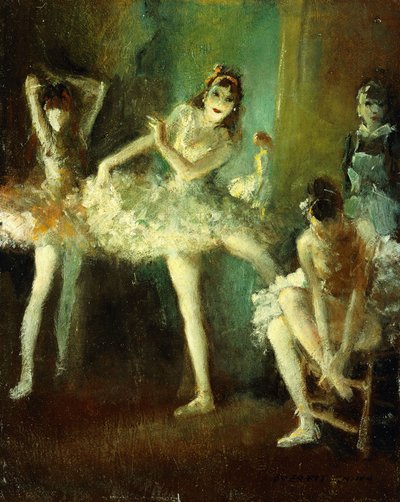 芭蕾女孩 作者 Everett Shinn