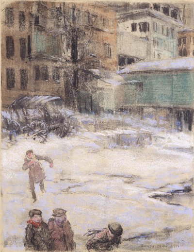 康涅狄格大桥 作者 Everett Shinn